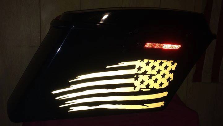 TATTERED FLAG - High Visibility Reflective Graphics